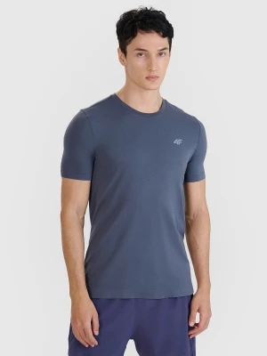 4F Koszulka do biegania szybkoschnąca męska - szara S/M