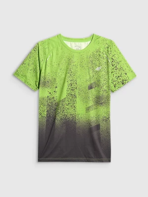 4F Koszulka do biegania szybkoschnąca męska - zielona XL