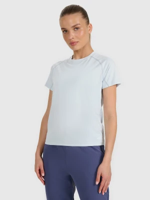4F Koszulka do biegania w terenie szybkoschnąca damska - niebieska XL