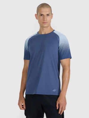 4F Koszulka do biegania w terenie szybkoschnąca męska - granatowa XXL