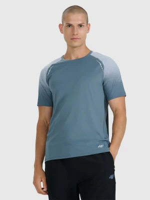 4F Koszulka do biegania w terenie szybkoschnąca męska - szara XL