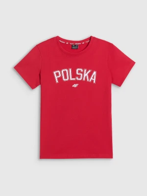 4F Koszulka kibica damska - czerwona S
