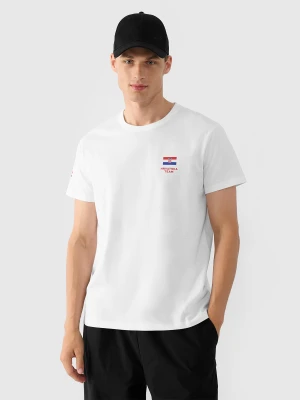 4F Koszulka kibica męska - biała XL