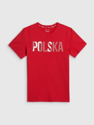 4F Koszulka kibica męska - czerwona L