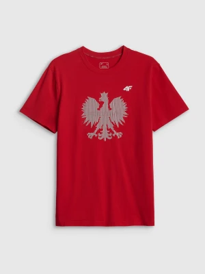 4F Koszulka kibica męska - czerwona M