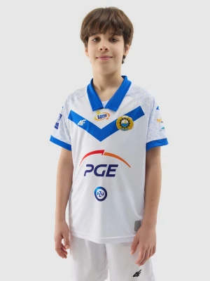 4F Koszulka klubowa retro z sezonu 2022/23 oraz 2023/24 dziecięca 4F x Stal Mielec - biała 122/128 (6-8 lat)