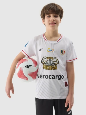 4F Koszulka klubowa wyjazdowa z sezonu 2023/24 dziecięca 4F x Piast Gliwice - biała 134/140 (8-10 lat)