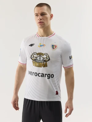 4F Koszulka klubowa wyjazdowa z sezonu 2023/24 męska 4F x Piast Gliwice - biała XXL