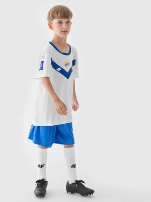 4F Koszulka klubowa wyjazdowa z sezonu 2024/25 chłopięca 4F x Stal Mielec - multikolor 158/164 (12-14 lat)