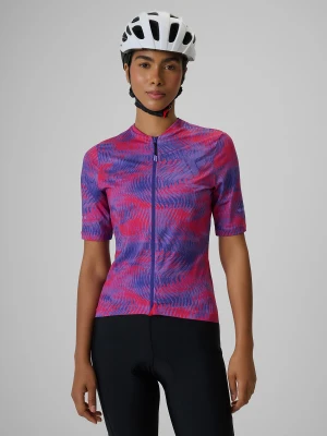 4F Koszulka kolarska damska - fioletowa M