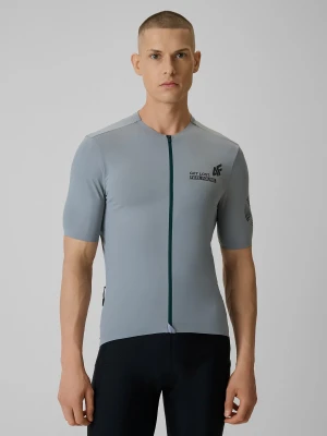 4F Koszulka kolarska męska - szara XXL