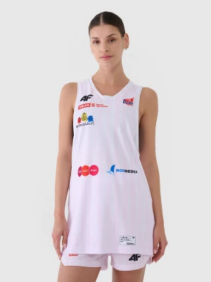 4F Koszulka meczowa replika domowa z sezonu 2024/25 damska 4F x KS Basket 25 Bydgoszcz - multikolor XXL