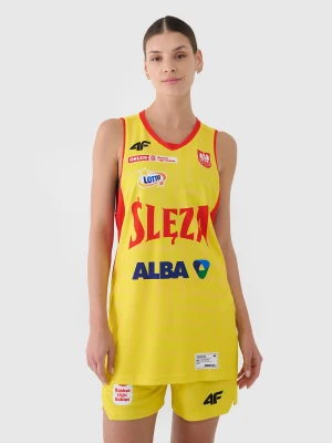 4F Koszulka meczowa replika domowa z sezonu 2024/25 damska 4F x Ślęza Wrocław - multikolor XXL