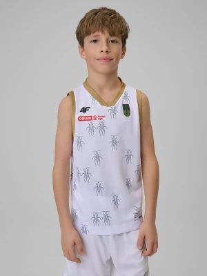 4F Koszulka meczowa replika domowa z sezonu 2025/26 dziecięca 4F x Miasto Szkła Krosno - biała 110/116