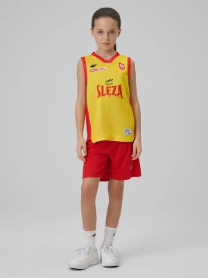 4F Koszulka meczowa replika domowa z sezonu 2025/26 dziecięca 4F x Ślęza Wrocław - żółta 158/164 (12-14 lat)