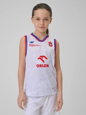 4F Koszulka meczowa replika domowa z sezonu 2025/26 dziecięca 4F x Wisła Kraków - biała 110/116