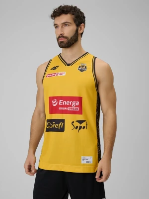 4F Koszulka meczowa replika domowa z sezonu 2025/26 męska 4F x Trefl Sopot - żółta XL