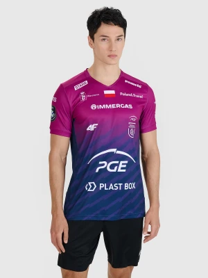 4F Koszulka meczowa replika wyjazdowa Liga Mistrzów CEV z sezonu 2024/25 męska 4F x Projekt Warszawa - multikolor XL