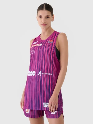 4F Koszulka meczowa replika wyjazdowa z sezonu 2024/25 damska 4F x KS Basket 25 Bydgoszcz - multikolor S