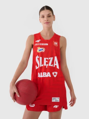 4F Koszulka meczowa replika wyjazdowa z sezonu 2024/25 damska 4F x Ślęza Wrocław - multikolor M