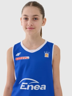 4F Koszulka meczowa replika wyjazdowa z sezonu 2024/25 dziecięca 4F x Enea AZS Politechnika Poznań - multikolor 110/116