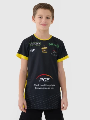 4F Koszulka meczowa replika wyjazdowa z sezonu 2024/25 dziecięca 4F x PGE GiEK Skra Bełchatów - multikolor 110/116
