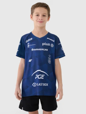 4F Koszulka meczowa replika wyjazdowa z sezonu 2024/25 dziecięca 4F x PGE Projekt Warszawa - multikolor 134/140 (8-10 lat)
