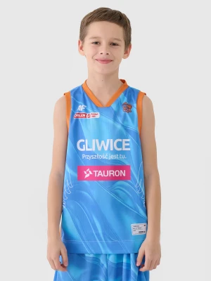 4F Koszulka meczowa replika wyjazdowa z sezonu 2024/25 dziecięca 4F x PLK - GTK Gliwice - multikolor 110/116