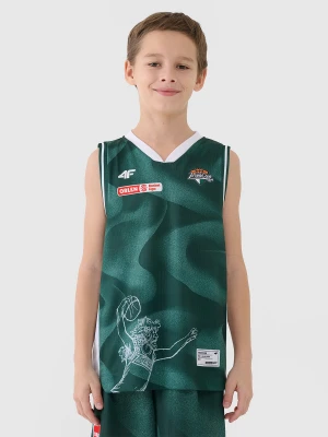 4F Koszulka meczowa replika wyjazdowa z sezonu 2024/25 dziecięca 4F x Zastal Zielona Góra - multikolor 122/128 (6-8 lat)