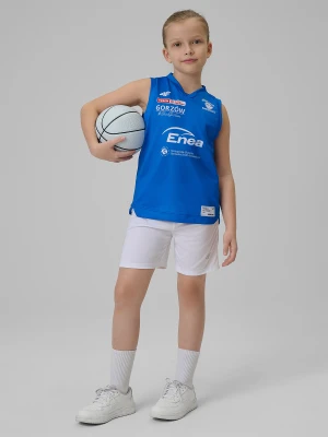 4F Koszulka meczowa replika wyjazdowa z sezonu 2025/26 dziecięca 4F x Enea AZS AJP Gorzów Wielkopolski - niebieska 134/140 (8-10 lat)