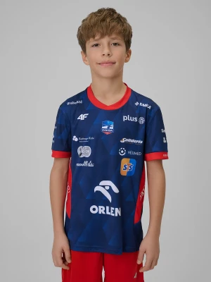 4F Koszulka meczowa replika wyjazdowa z sezonu 2025/26 dziecięca 4F x ZAKSA Kędzierzyn-Koźle - granatowa 134/140 (8-10 lat)