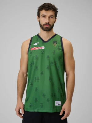 4F Koszulka meczowa replika wyjazdowa z sezonu 2025/26 męska 4F x Miasto Szkła Krosno - zielona 3XL