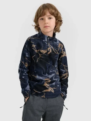 4F Koszulka polarowa w kolorze niebiesko-beżowym rozmiar: 146/152