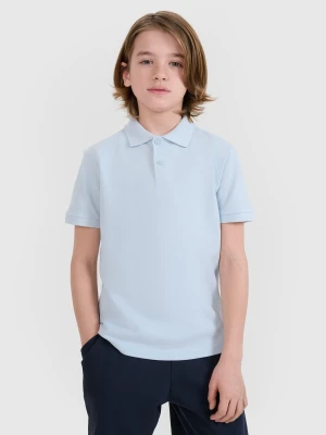 4F Koszulka polo chłopięca - niebieska 158 (12-13 lat)