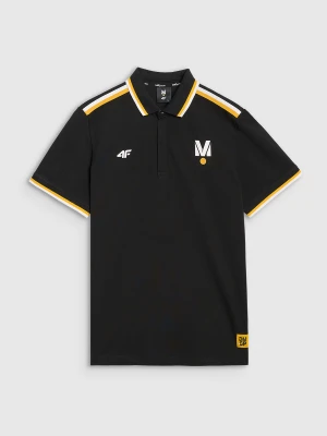 4F Koszulka polo męska 4F x Drift Masters - czarna 3XL