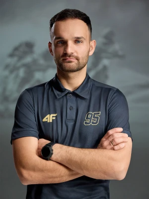 4F Koszulka polo szybkoschnąca męska 4F x Bartosz Zmarzlik - czarna M