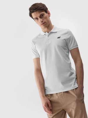 4F Koszulka polo w kolorze białym rozmiar: XL