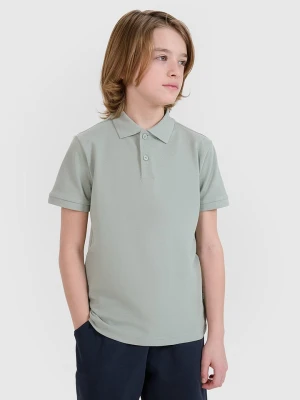 4F Koszulka polo w kolorze zielonym rozmiar: 146