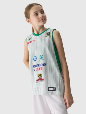 4F Koszulka replika domowa z sezonu 2023/24 dziecięca 4F x MKS Pruszków - multikolor 110/116