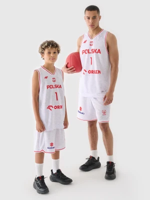 4F Koszulka reprezentacyjna męska 4F x PZKOSZ 2024 - SOCHAN - biała 3XL