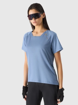 4F Koszulka rowerowa damska - niebieska M