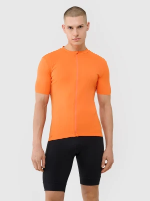 4F Koszulka rowerowa męska - pomarańczowa S
