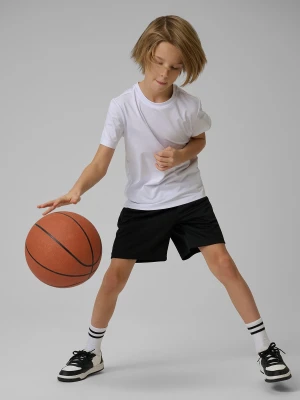 4F Koszulka sportowa szybkoschnąca chłopięca - biała 158/164 (12-14 lat)