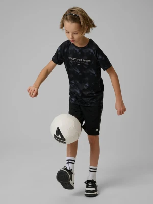 4F Koszulka sportowa szybkoschnąca chłopięca - multikolor 122/128 (6-8 lat)