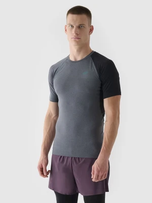 4F Koszulka sportowa w kolorze antracytowo-czarnym rozmiar: 3XL