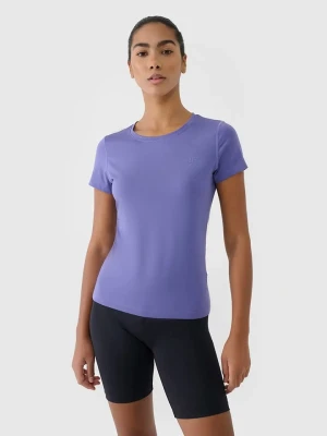 4F Koszulka sportowa w kolorze fioletowym rozmiar: XL