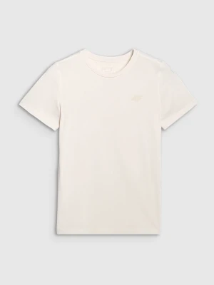 4F Koszulka sportowa w kolorze kremowym rozmiar: S