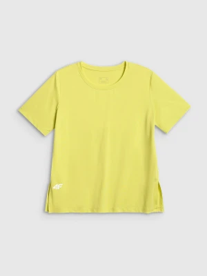 4F Koszulka treningowa loose szybkoschnąca damska - zielona S