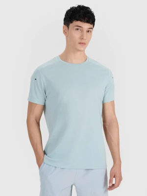 4F Koszulka treningowa regular szybkoschnąca męska 4F x Robert Lewandowski - turkusowa XXL
