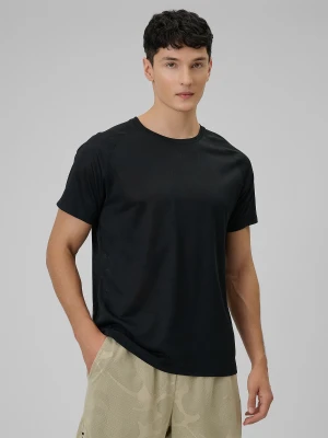 4F Koszulka treningowa regular szybkoschnąca męska - czarna M